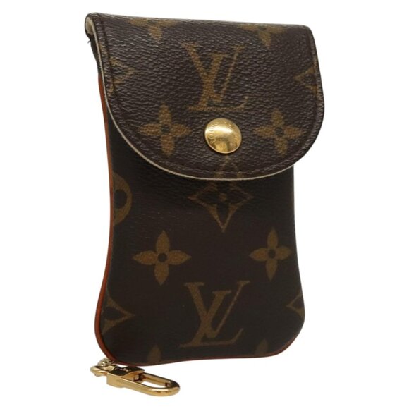 LOUIS VUITTON Monogram Etui Telephonne MM Cell Phone Case M66546 LV Auth 116005 - Picture 1 of 16